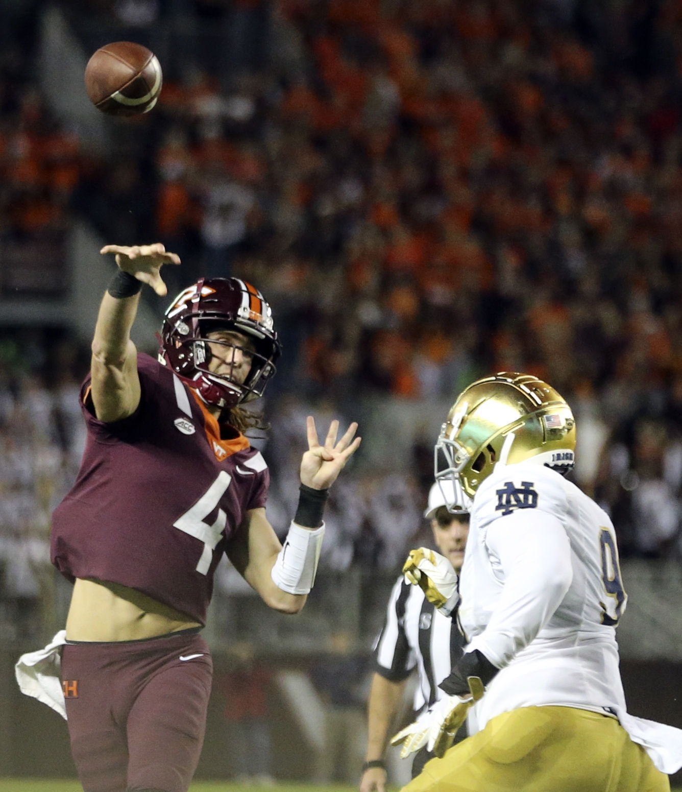 Notre Dame at Virginia Tech football